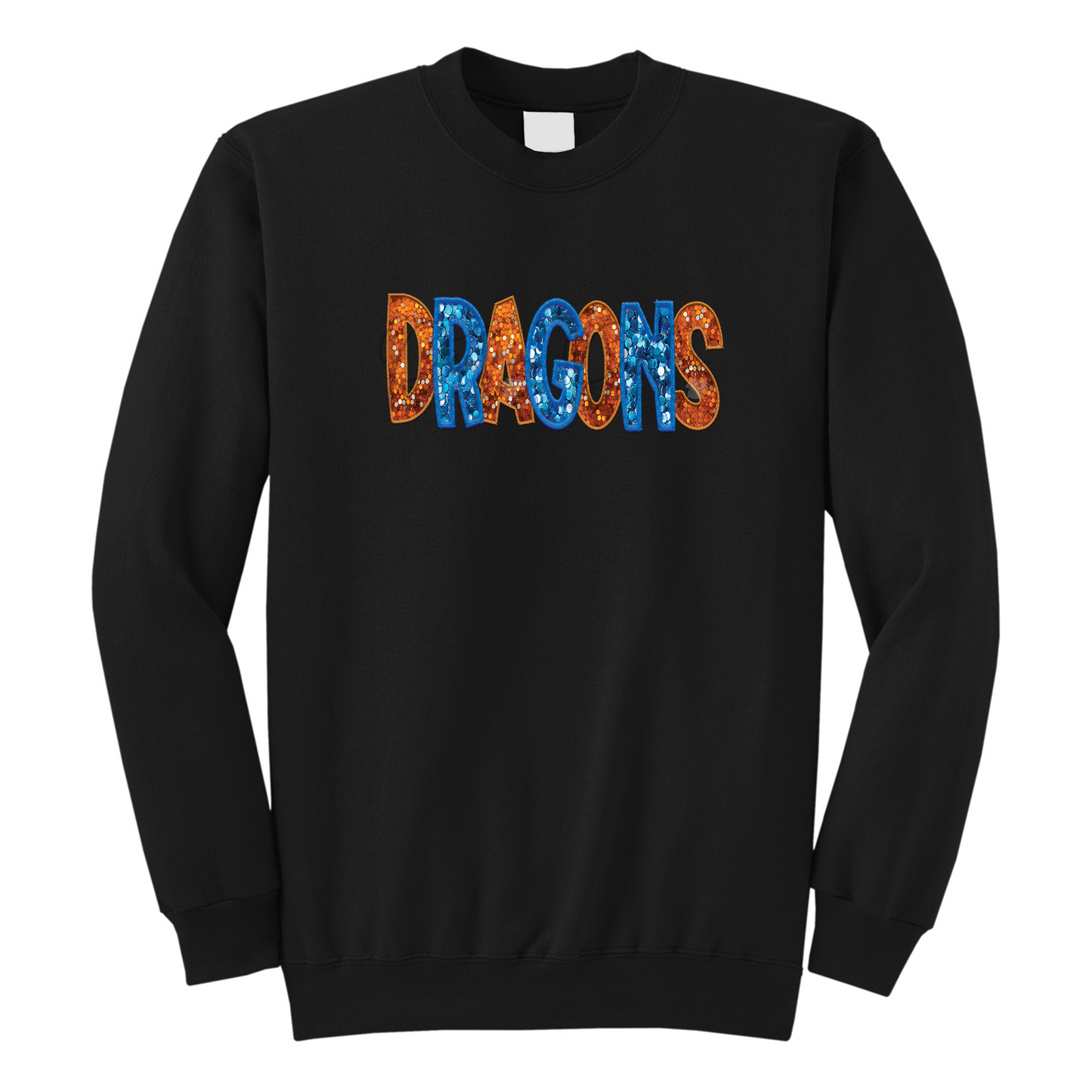 Dragons Faux Sequin