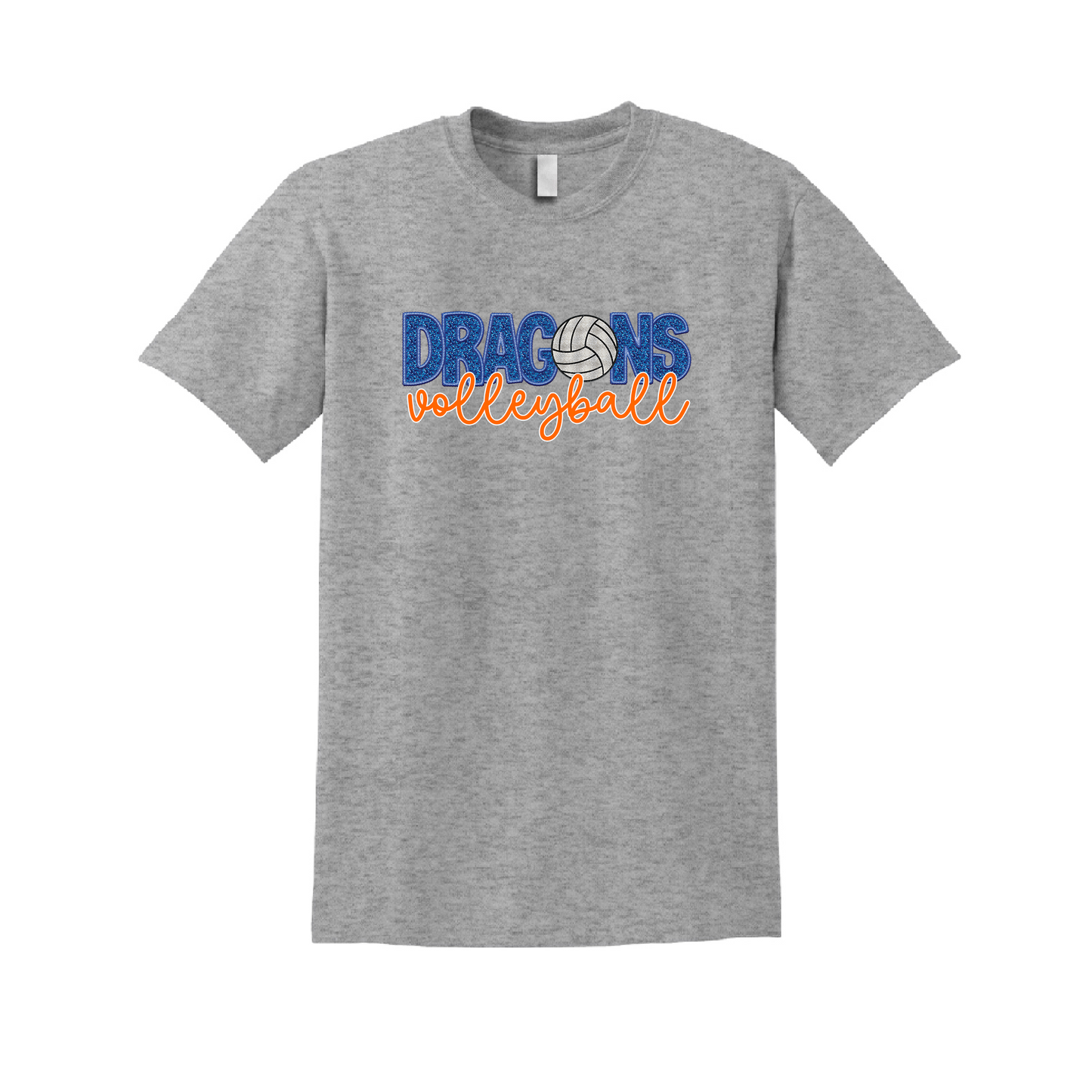 Dragons Volleyball Faux Sequins