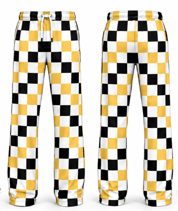 School Checkered Pants
