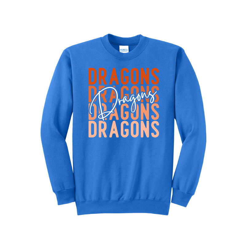 Dragons Orange Ombre