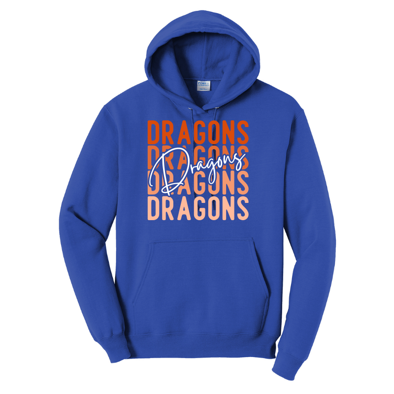 Dragons Orange Ombre