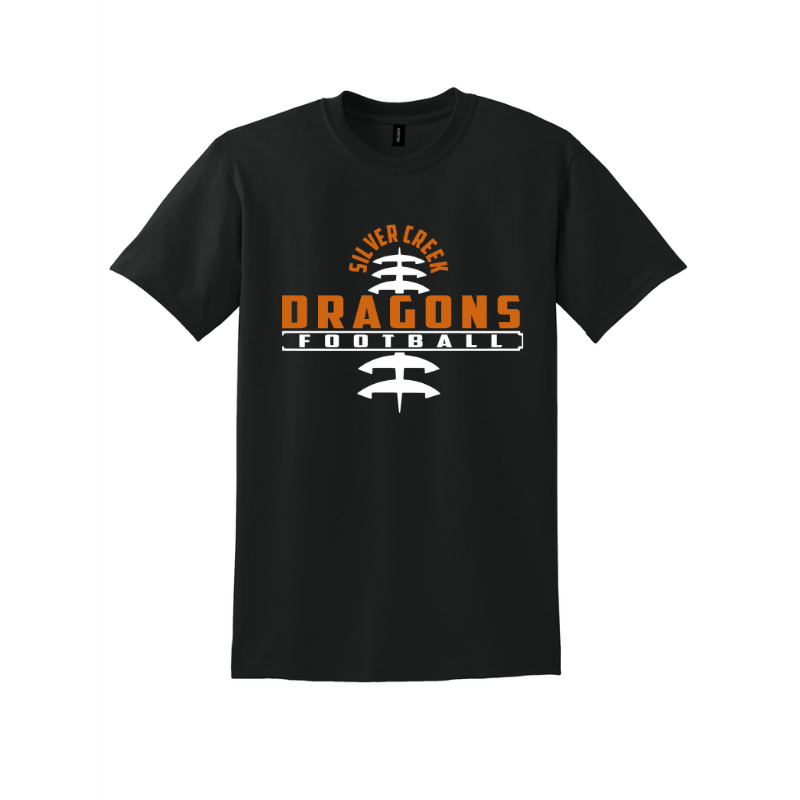 Silver Creek Dragons Football Stitch (Orange)
