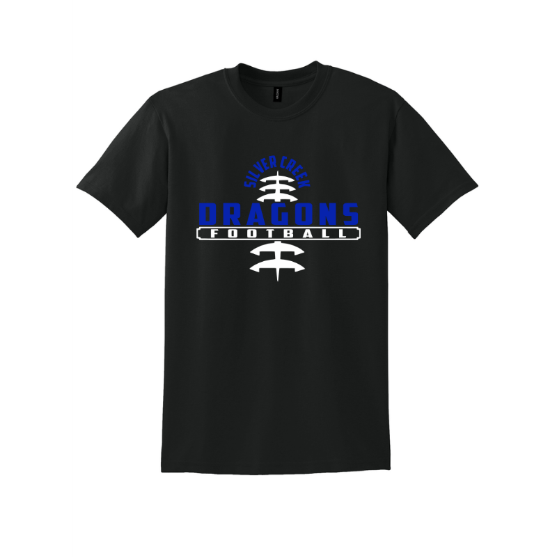Silver Creek Dragons Football Stitch (Blue)