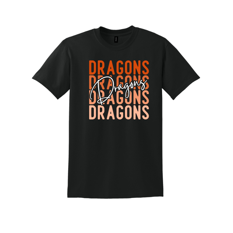 Dragons Orange Ombre