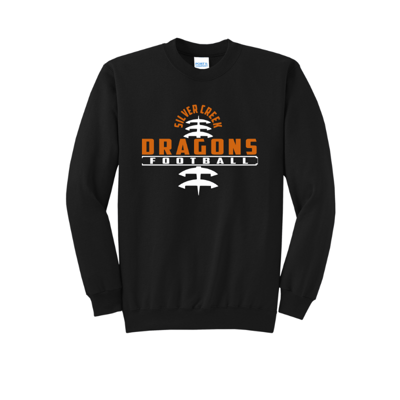 Silver Creek Dragons Football Stitch (Orange)