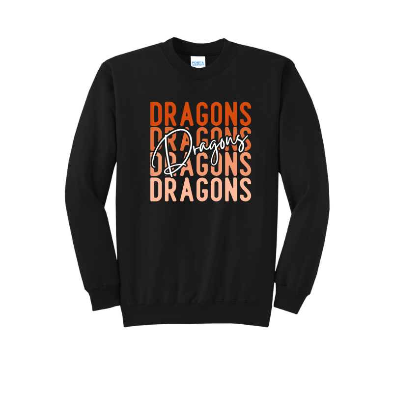 Dragons Orange Ombre