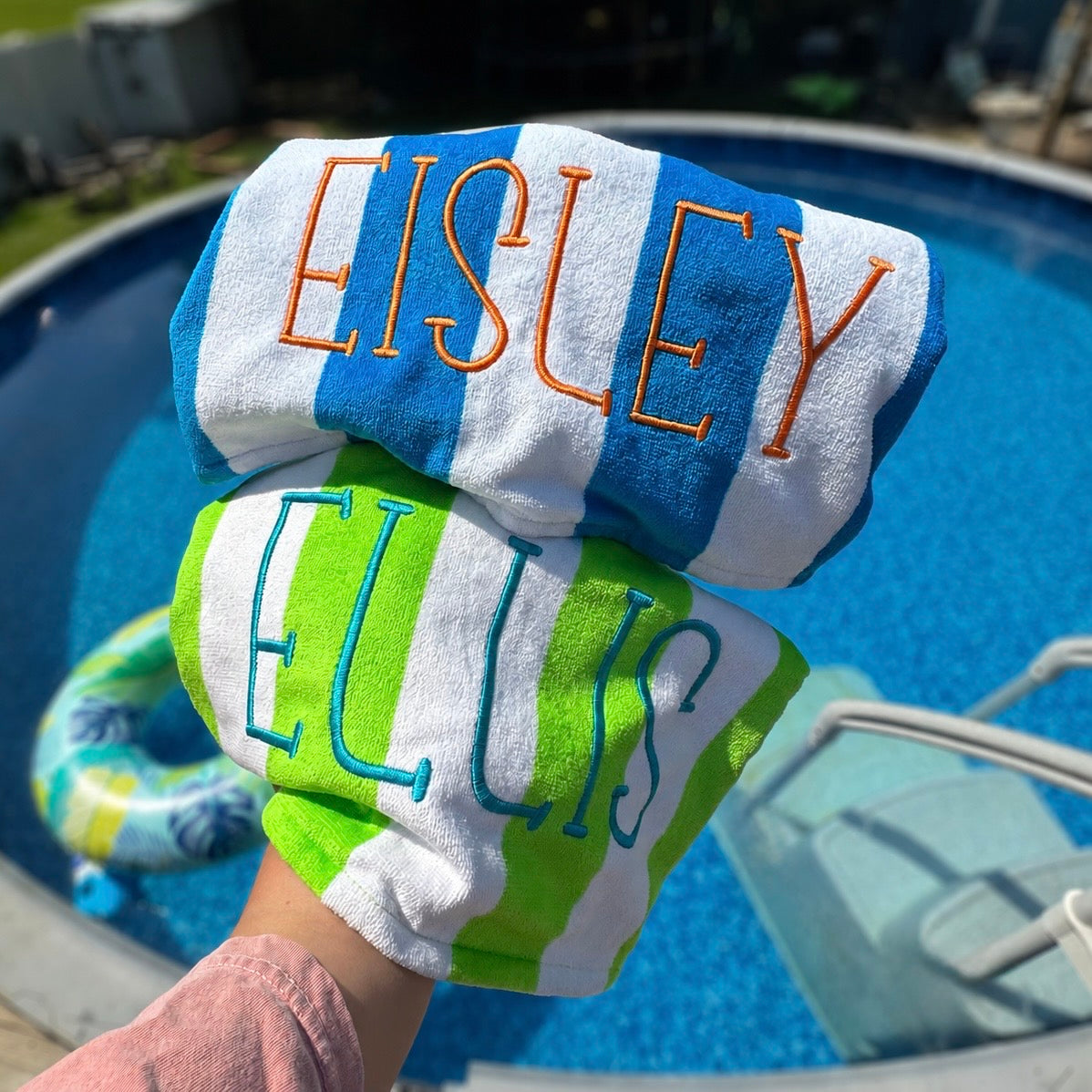 Cabana Towel + Embroidered Name