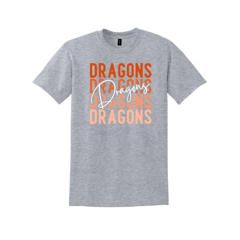 Dragons Orange Ombre