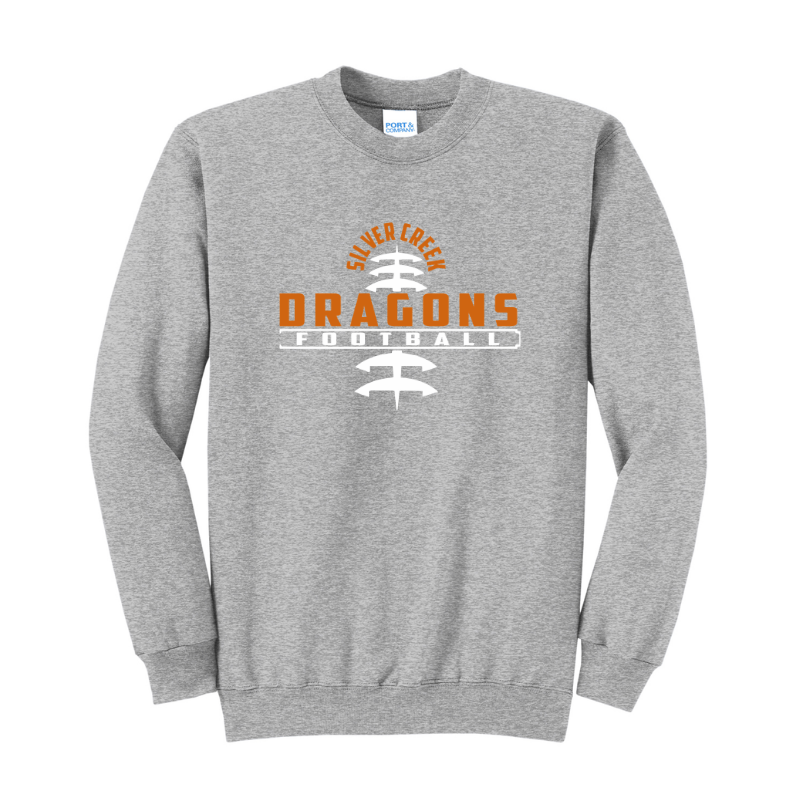 Silver Creek Dragons Football Stitch (Orange)
