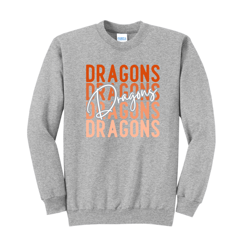 Dragons Orange Ombre