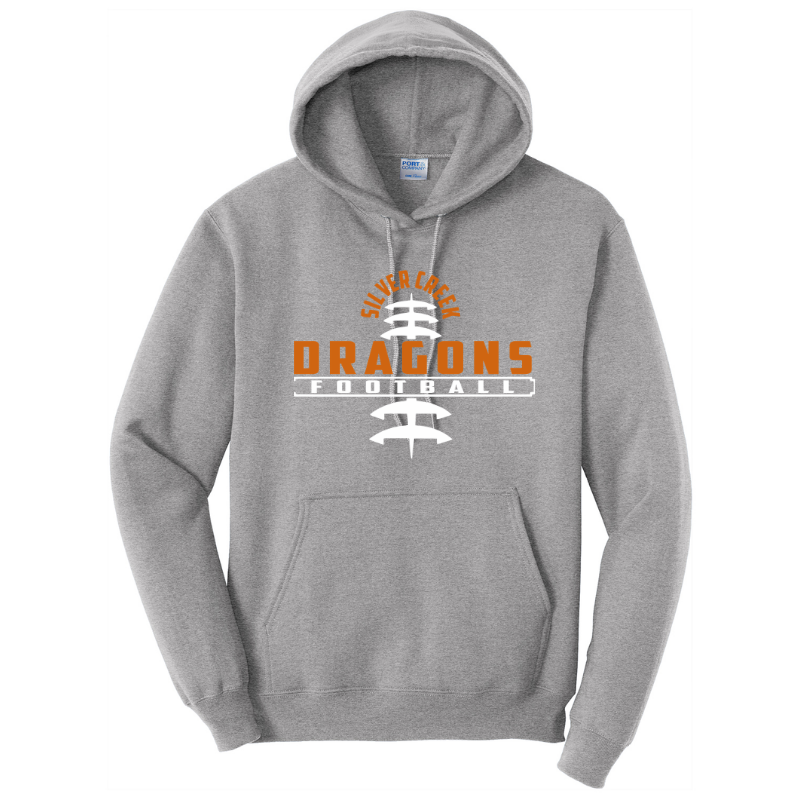 Silver Creek Dragons Football Stitch (Orange)