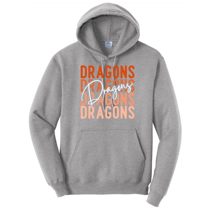 Dragons Orange Ombre