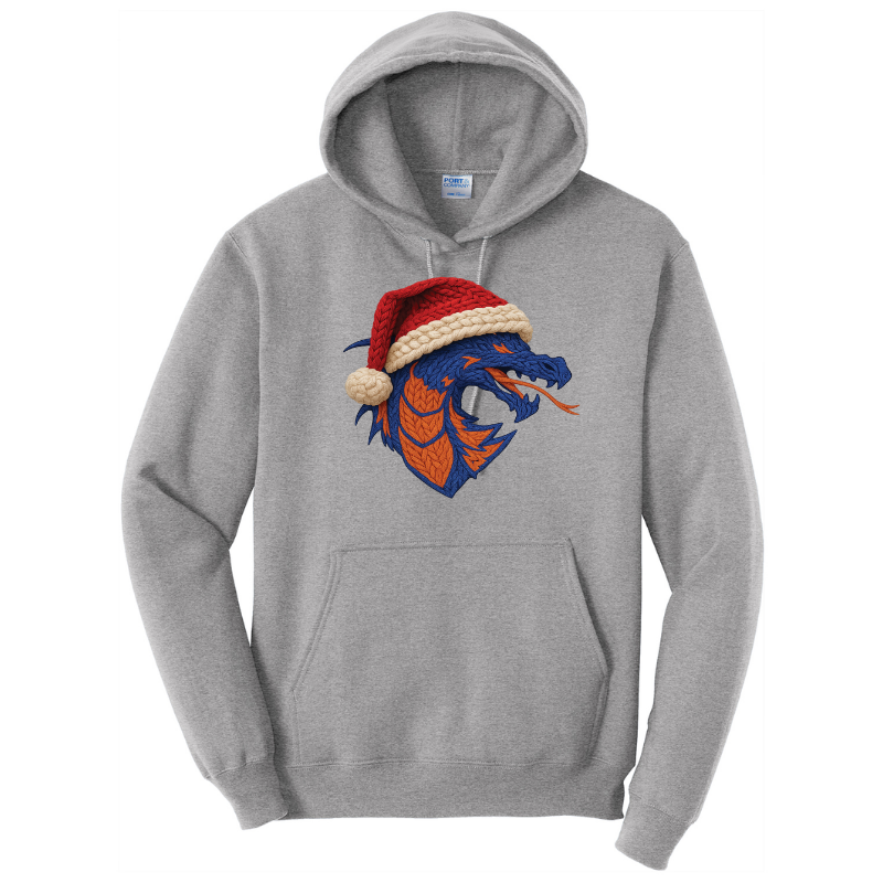 Dragon Christmas Head