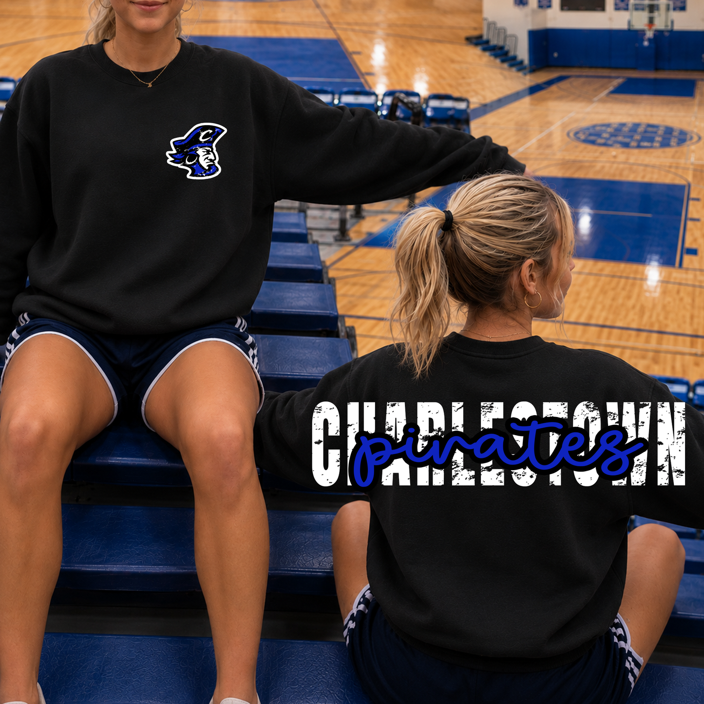 Across the Back School & Mascot Crewneck