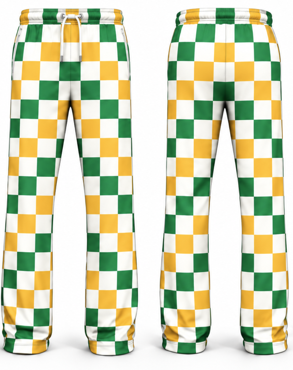 School Checkered Pants