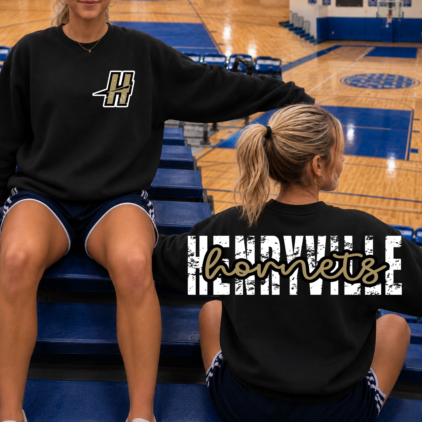 Across the Back School & Mascot Crewneck
