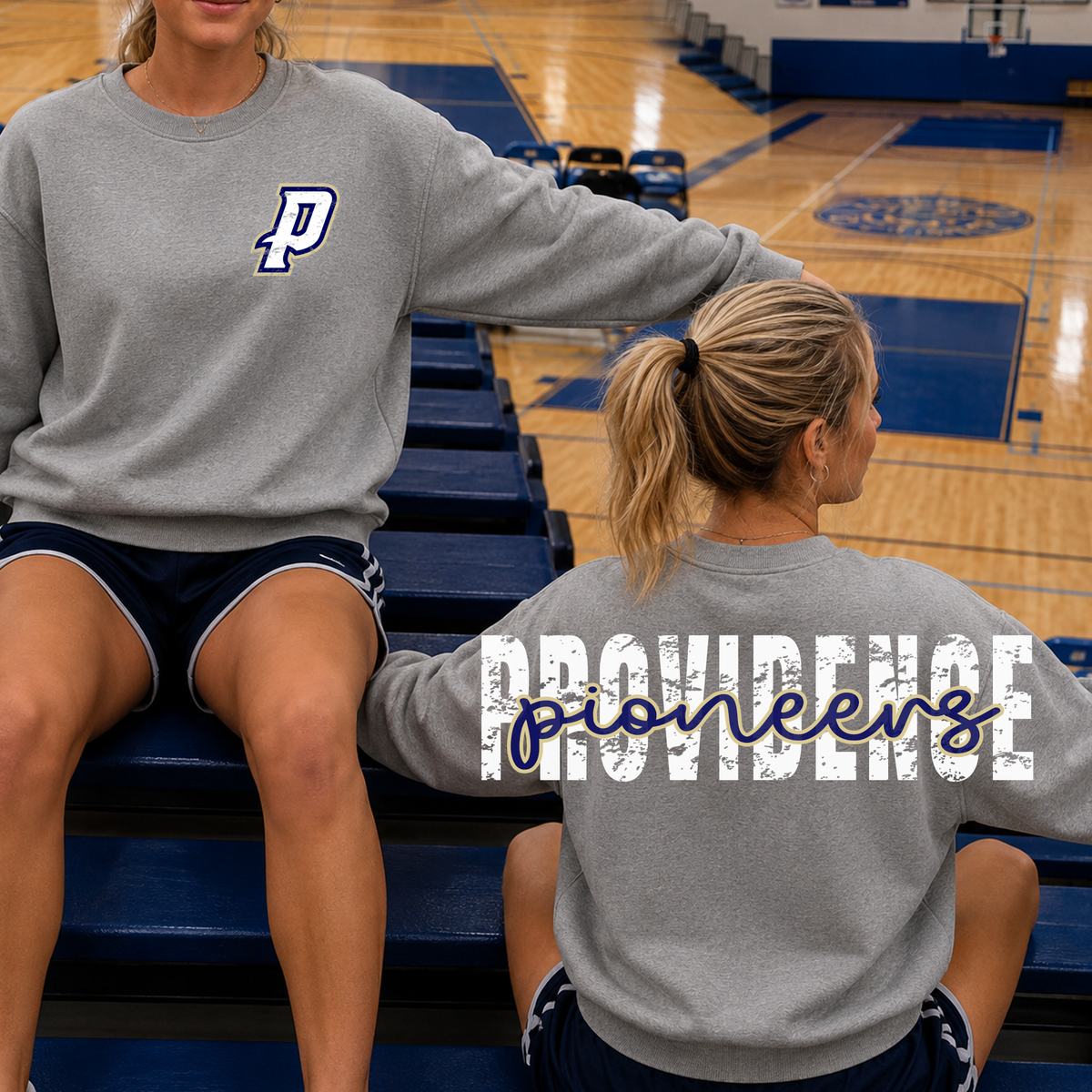 Across the Back School & Mascot Crewneck